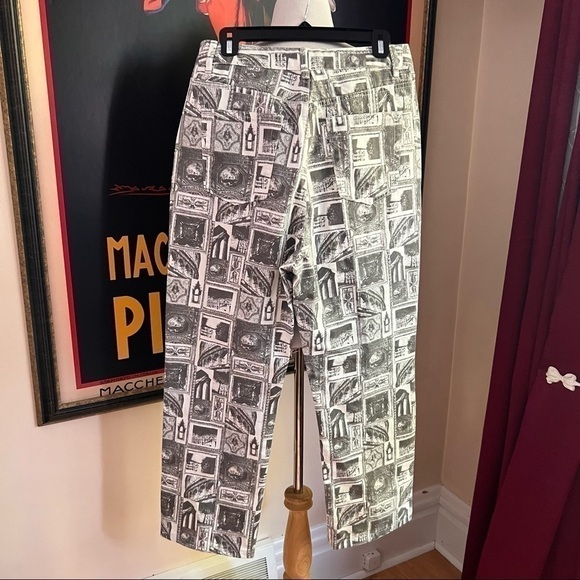 Glassons Recycled Venice Print Super High Rise Straight Mom Jeans Size 12 - Picture 13 of 13